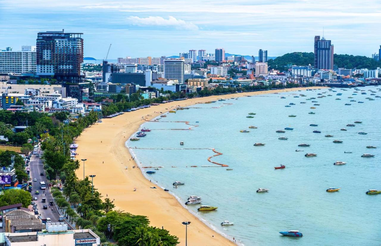 Central Pattaya - Infinity Pool Condo Pattaya View Exteriör bild