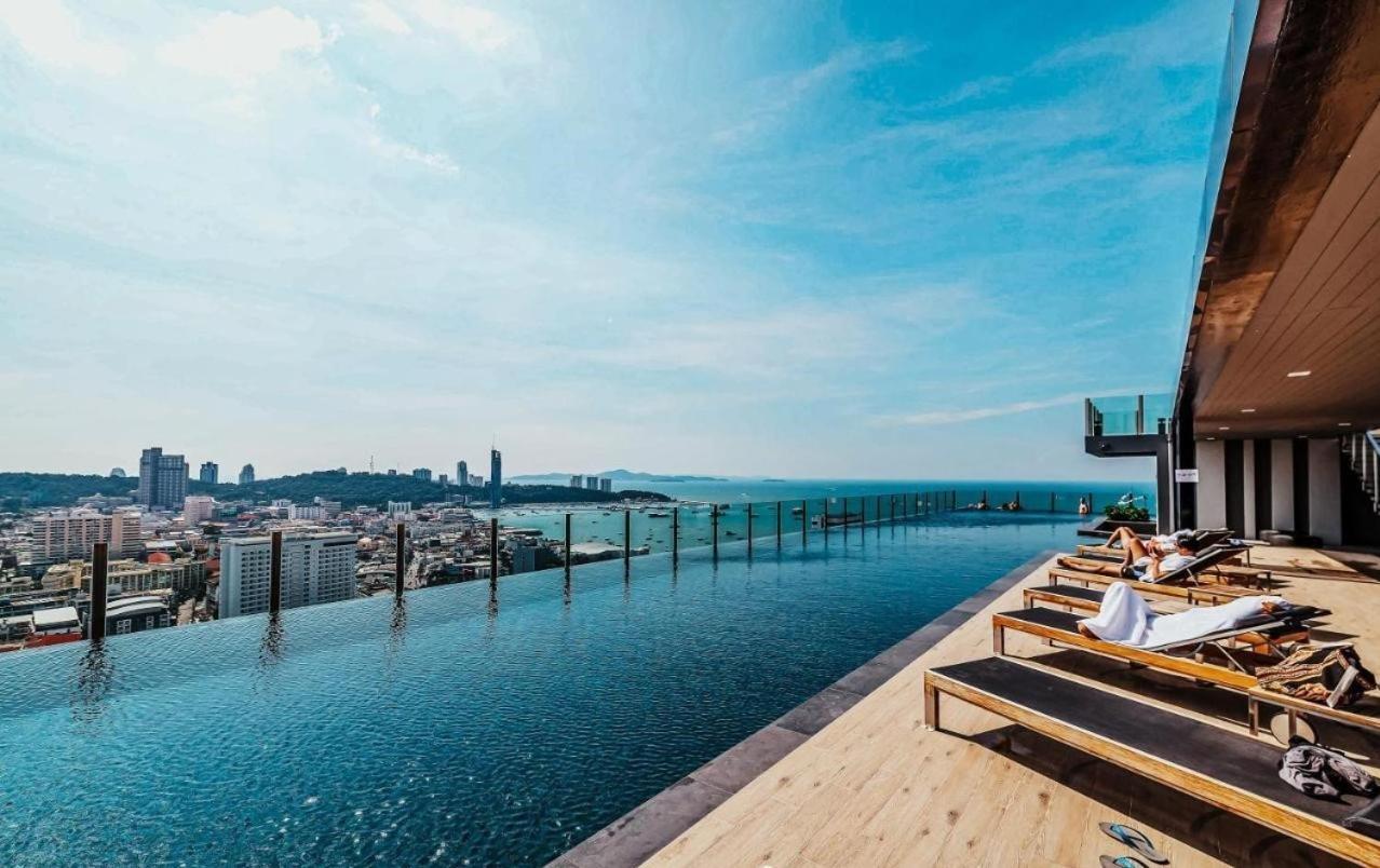 Central Pattaya - Infinity Pool Condo Pattaya View Exteriör bild