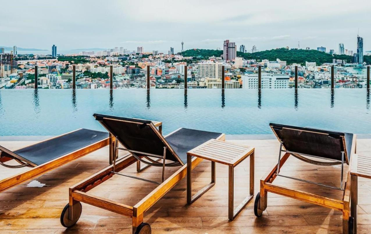 Central Pattaya - Infinity Pool Condo Pattaya View Exteriör bild